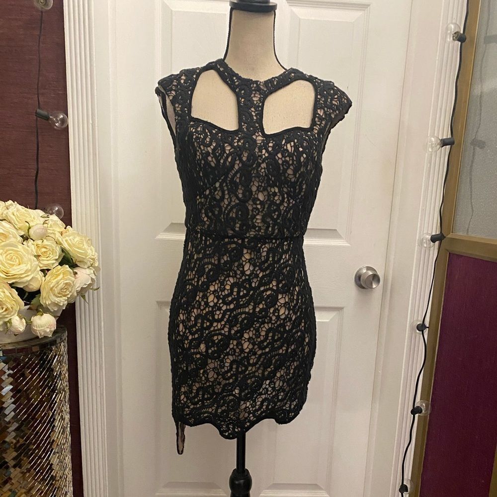 Blessed are the meek lace dress, S